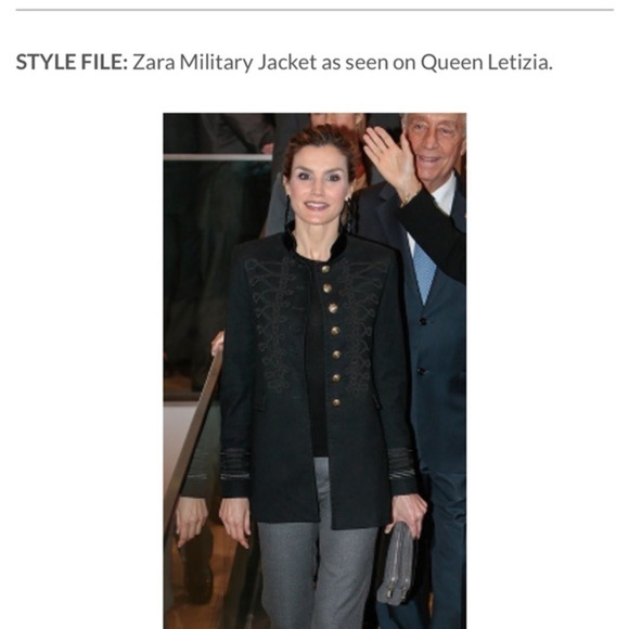 Zara Exclusive edition Zara military princes jacket size XL  good condition - Picture 3 of 16